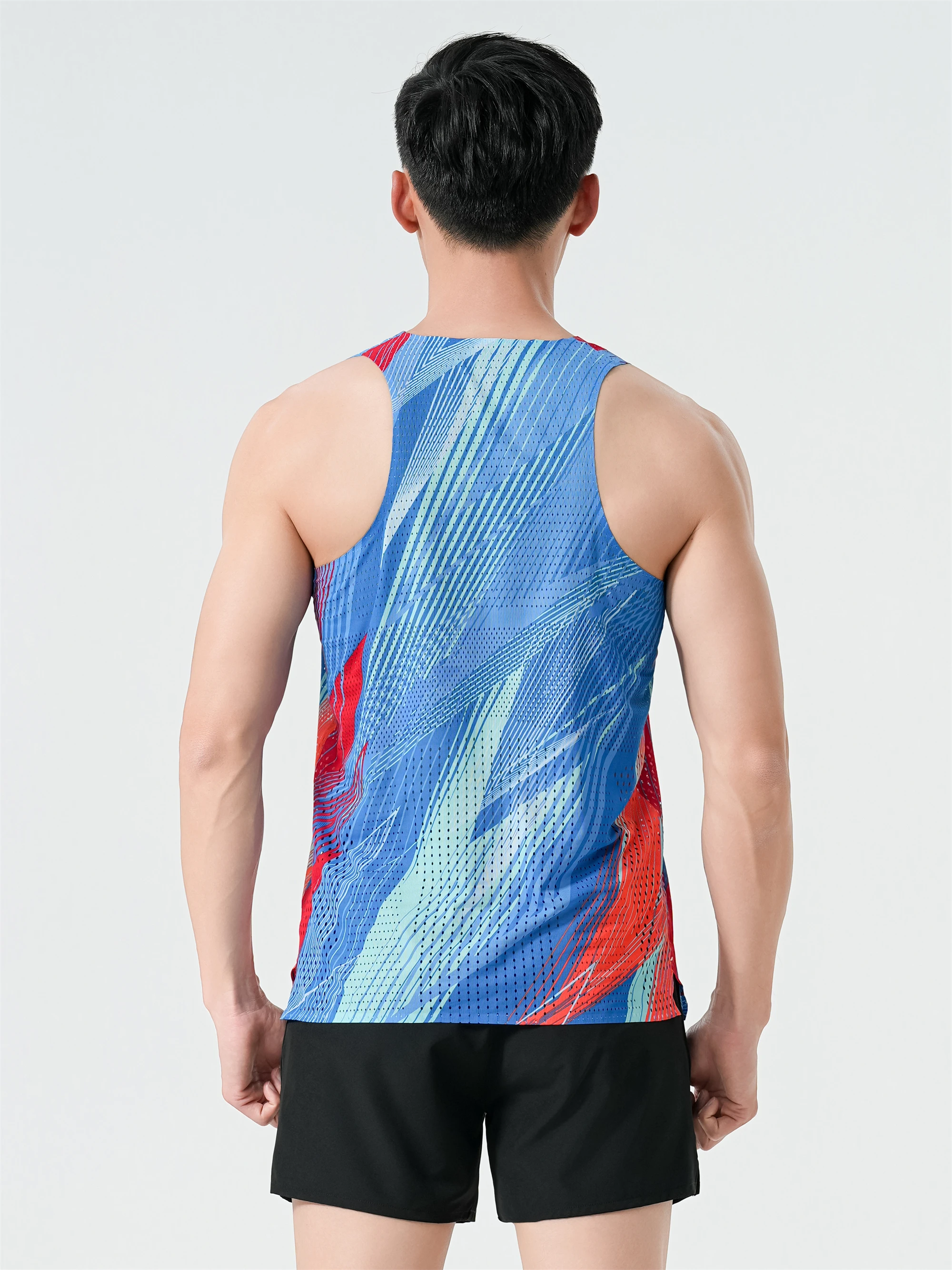 Mens Running Vests Ultralight Clothing Athletics Tank Tops Outdoor Sports Gym Fitness Guys Marathon Sleeveless Shirts Breathable