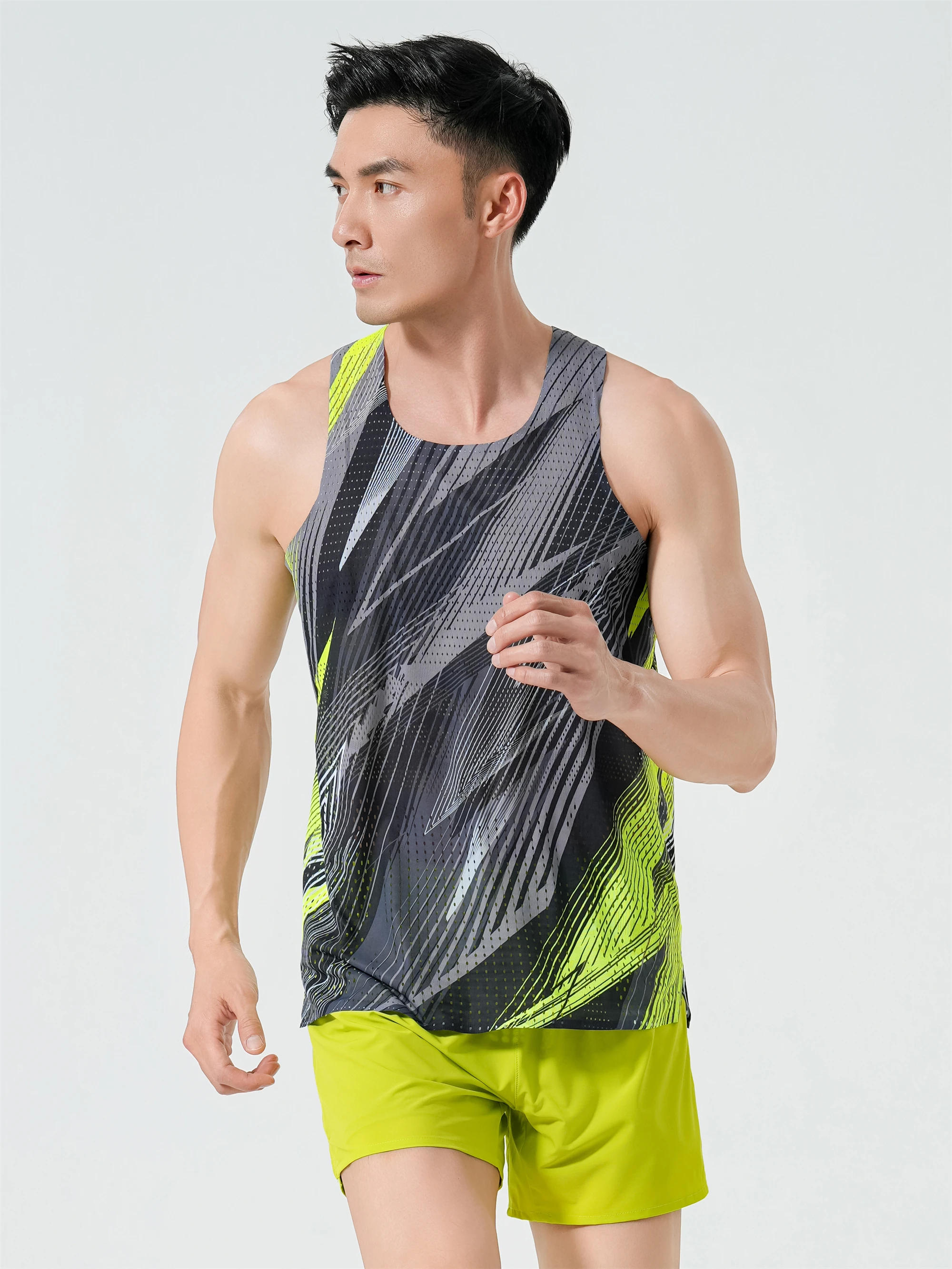 Mens Running Vests Ultralight Clothing Athletics Tank Tops Outdoor Sports Gym Fitness Guys Marathon Sleeveless Shirts Breathable