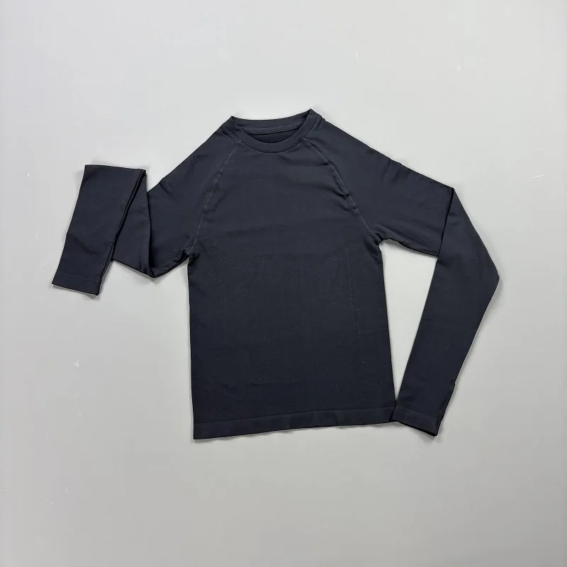 Long Sleeve Workout Top Women Crew Neck Raglan Sleeve Soft Lightweight Slim Fit Stretch Yoga Pilates Running Gym Athletic Tee