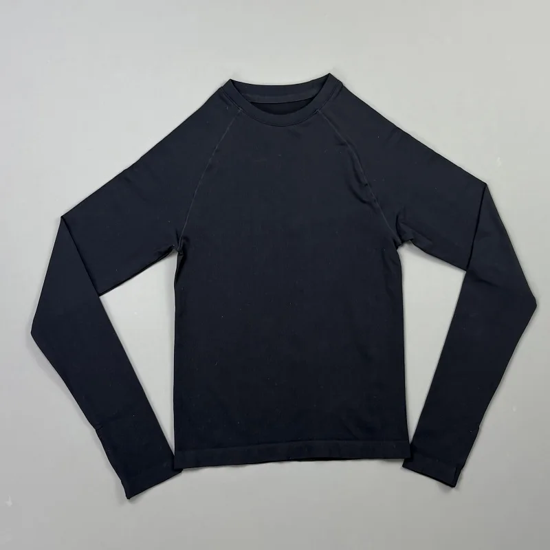 Long Sleeve Workout Top Women Crew Neck Raglan Sleeve Soft Lightweight Slim Fit Stretch Yoga Pilates Running Gym Athletic Tee