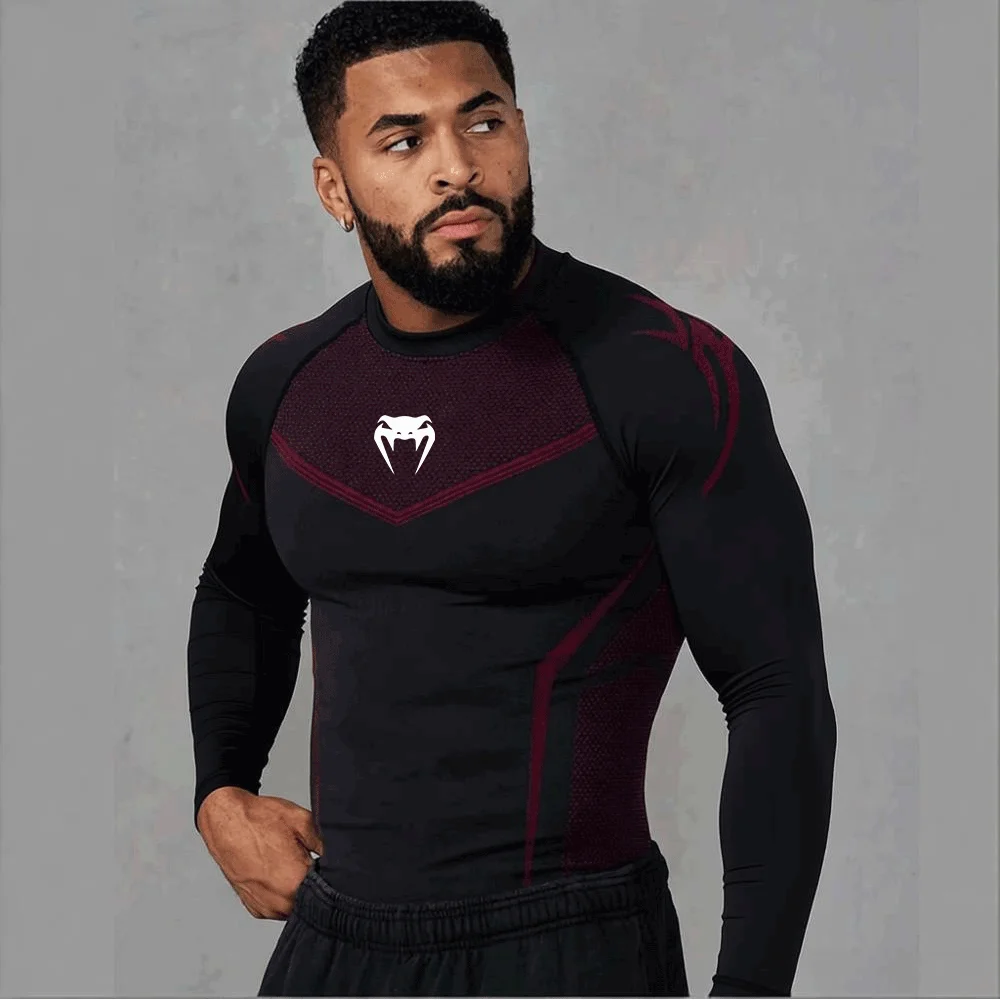 Men's T-shirts Compression Clothing Gym Sports Outdoor Training Tshirt Running Exercise Speed Ventilate Tees Lightweight Tops