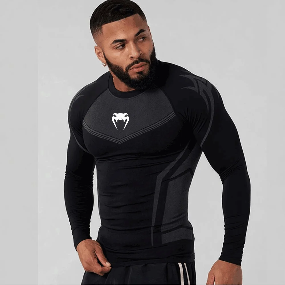 Men's T-shirts Compression Clothing Gym Sports Outdoor Training Tshirt Running Exercise Speed Ventilate Tees Lightweight Tops