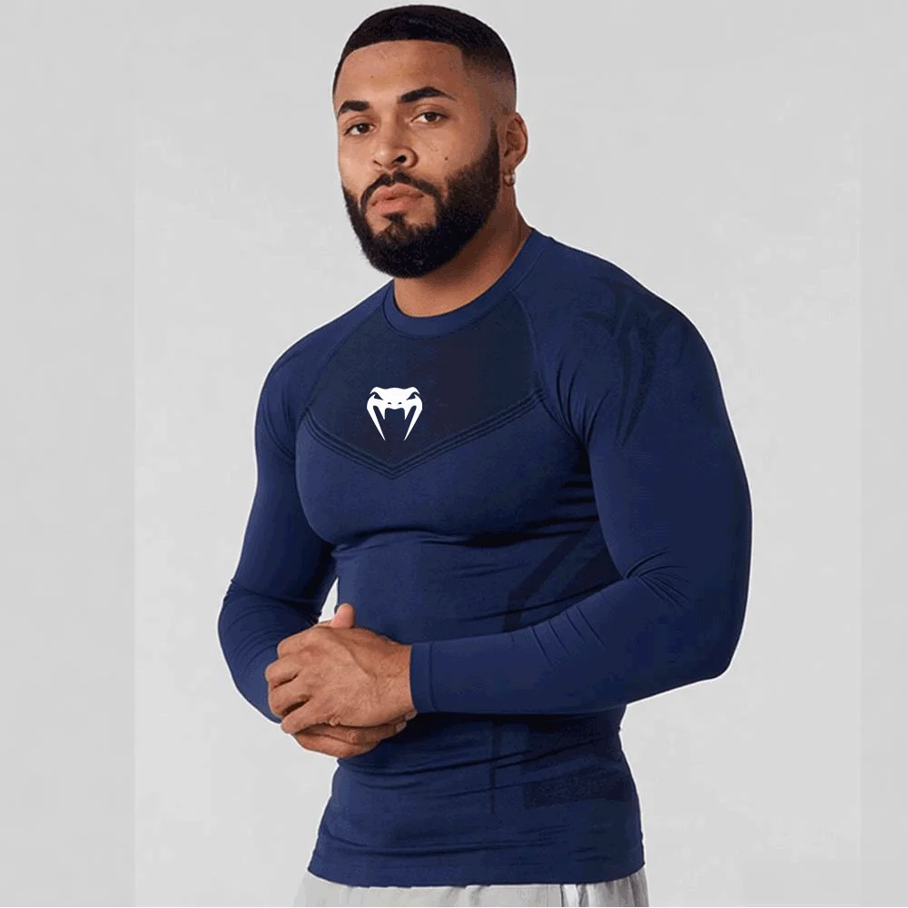 Men's T-shirts Compression Clothing Gym Sports Outdoor Training Tshirt Running Exercise Speed Ventilate Tees Lightweight Tops