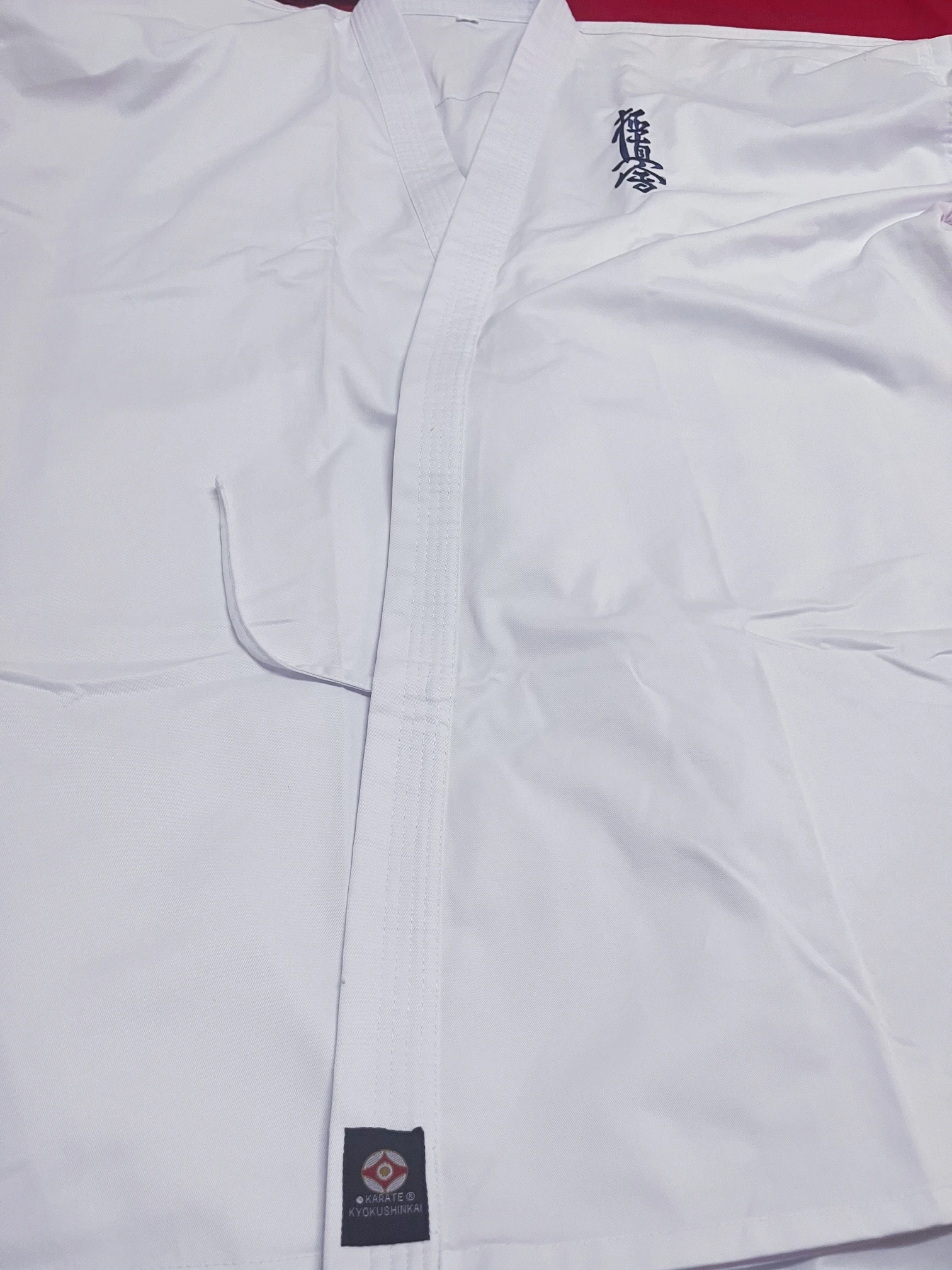 Quality Kyokushinkai Dogi Dobok Karate Uniform Kimono Gi Cloth For Kids Adult Free White Belt