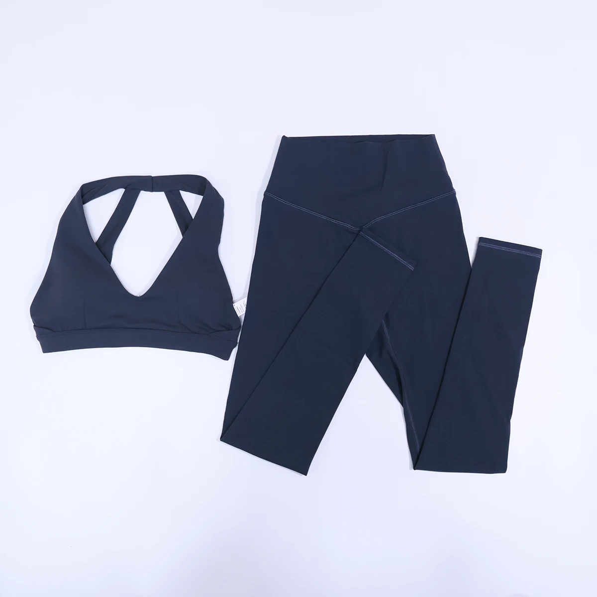 New Summer Women's Ultra Soft Sports Bra And Yoga Pants Set Fashionable Two-Piece Gym Workout Shock-Absorbing Underwear Suit