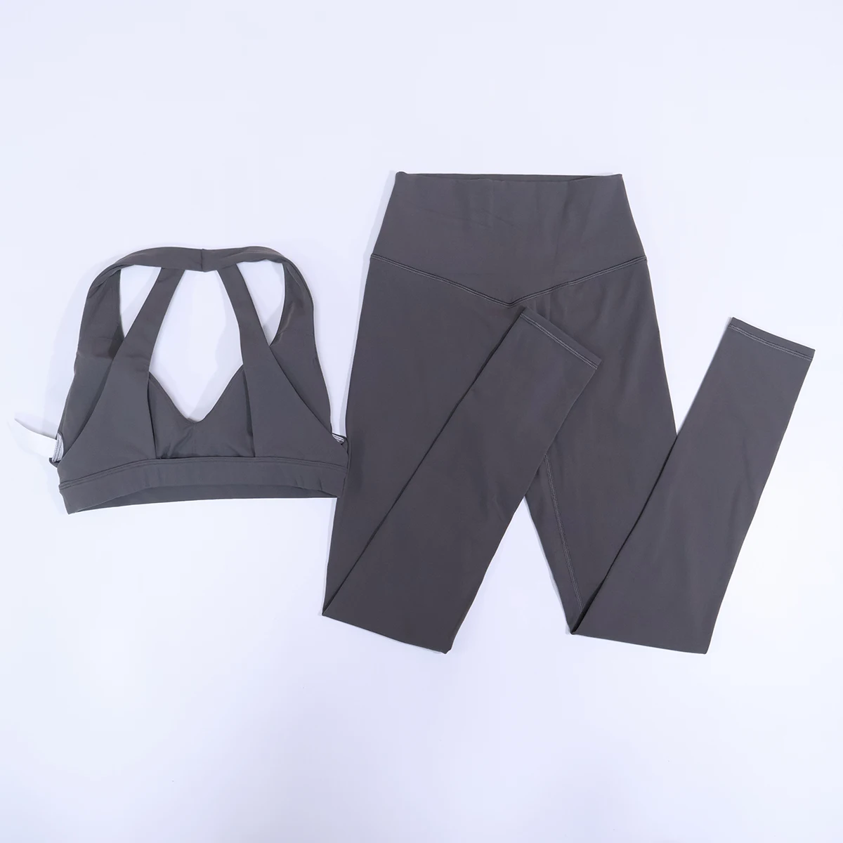 New Summer Women's Ultra Soft Sports Bra And Yoga Pants Set Fashionable Two-Piece Gym Workout Shock-Absorbing Underwear Suit