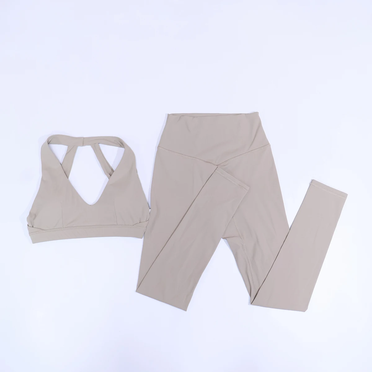 New Summer Women's Ultra Soft Sports Bra And Yoga Pants Set Fashionable Two-Piece Gym Workout Shock-Absorbing Underwear Suit