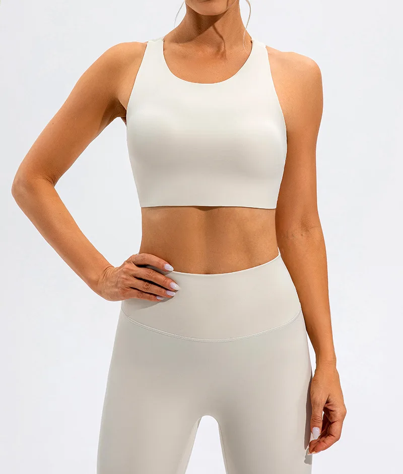 Women' Sexy One-Piece Sports Bras Yoga Top Vest Quick-drying Yoga Gym Fitness Underwear Outdoors Running Training Sport Bra