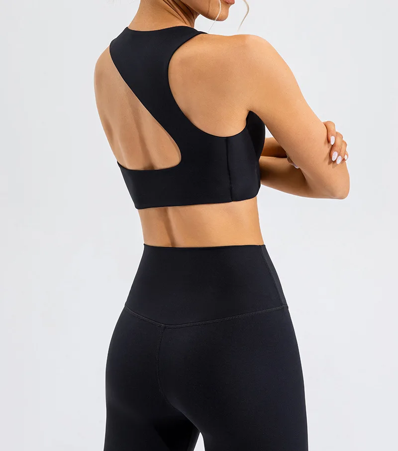 Women' Sexy One-Piece Sports Bras Yoga Top Vest Quick-drying Yoga Gym Fitness Underwear Outdoors Running Training Sport Bra