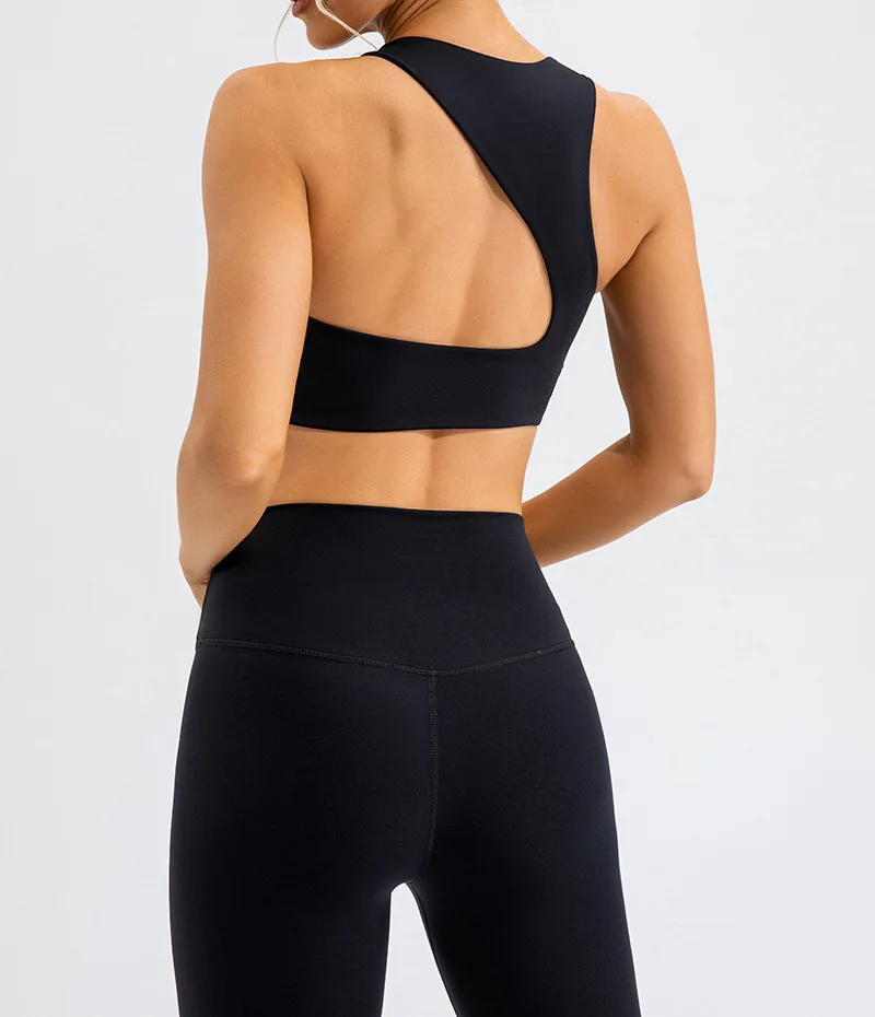 Women' Sexy One-Piece Sports Bras Yoga Top Vest Quick-drying Yoga Gym Fitness Underwear Outdoors Running Training Sport Bra