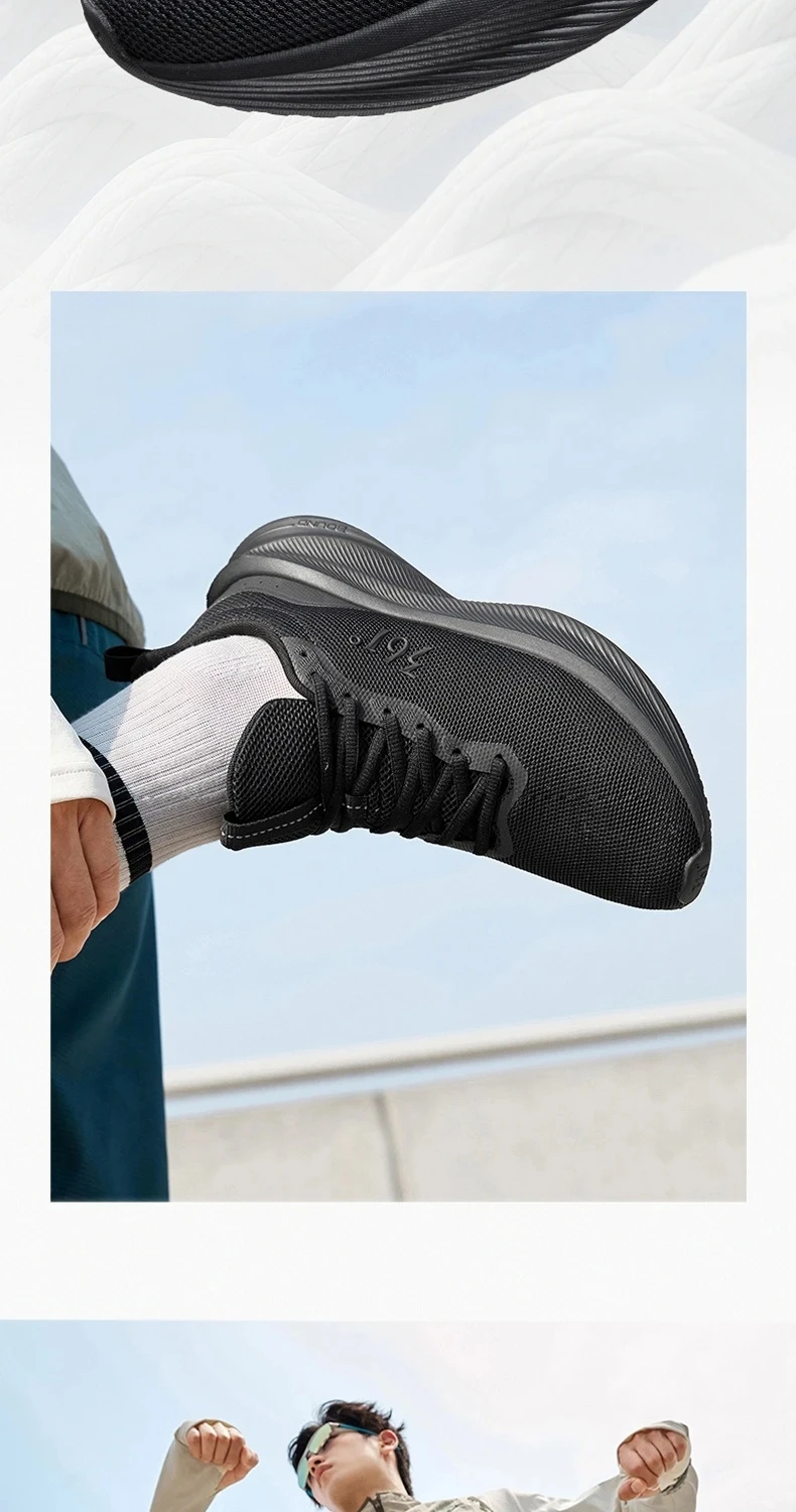 361 Degrees Fengye 5.0 Men's Running Shoes Lightweight Wear Resistant Shock Absorb Breathable Soft Soled Male Sneaker 672542210F