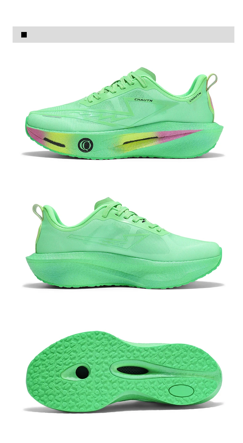 Men Running Shoes Carbon Board Speciality Marathon Sports Breathable Lightweight Women's Comfortable Athletic Chunta Sneakers