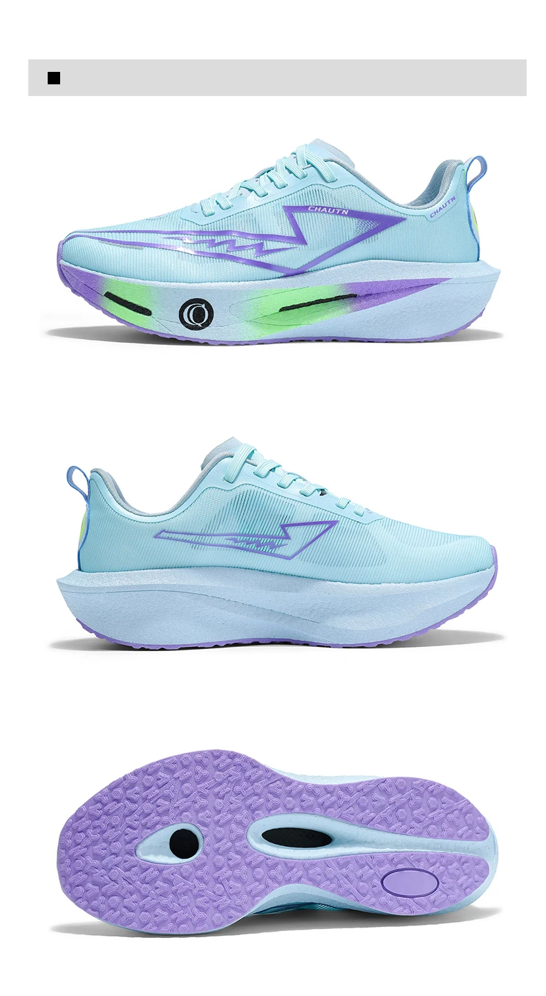 Men Running Shoes Carbon Board Speciality Marathon Sports Breathable Lightweight Women's Comfortable Athletic Chunta Sneakers