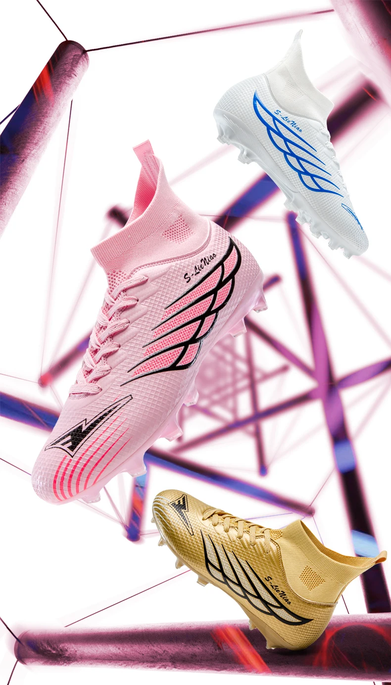 Professional Football Boots Men Soccer Shoes Society Football Cleats FG Ultralight Training Soccer Sneakers Outdoor Sports Shoe