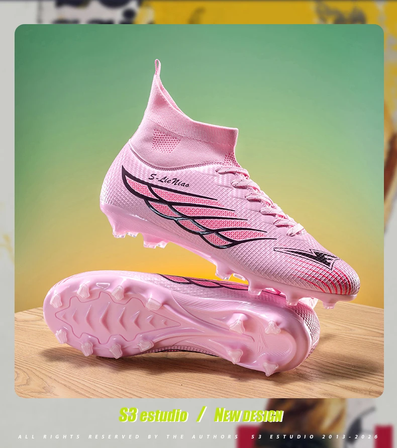Professional Football Boots Men Soccer Shoes Society Football Cleats FG Ultralight Training Soccer Sneakers Outdoor Sports Shoe
