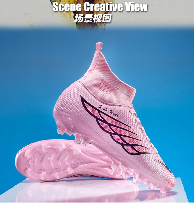 Professional Football Boots Men Soccer Shoes Society Football Cleats FG Ultralight Training Soccer Sneakers Outdoor Sports Shoe