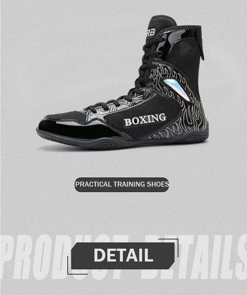 New High Tube Boxing Sneakers Men Quality Fighting Classic Training Wrestling Shoes Top Quality Sneakers Women's Sports Shoes