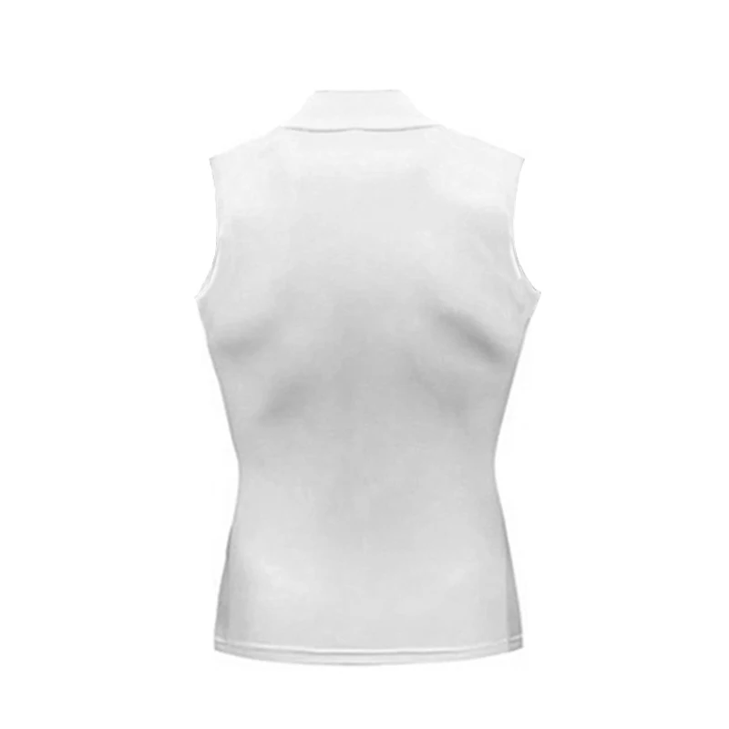 Compression Shirt Men Running Vests Gym Tank Tops Muscle Fitness Clothing Turtleneck Elastic Sports Sleeveless T Shirts