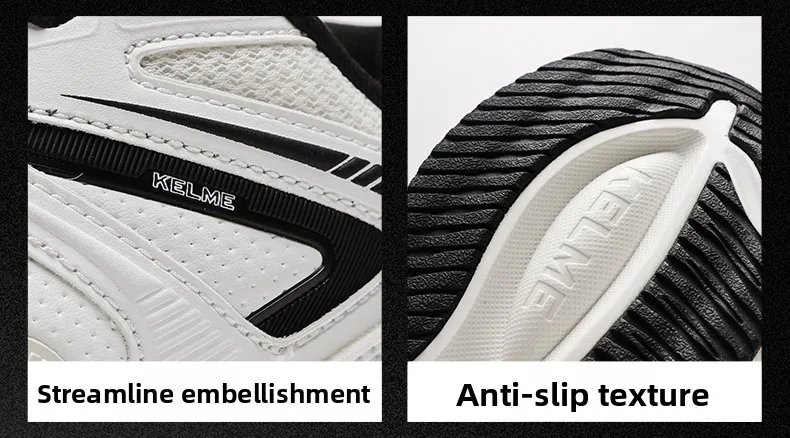 Kelme Dad Shoes Slip-resistant Women Men Retro Chunky Sneakers Casual Walking Running Shoes Fashion Comfortable Sportswear