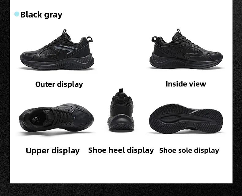 Kelme Dad Shoes Slip-resistant Women Men Retro Chunky Sneakers Casual Walking Running Shoes Fashion Comfortable Sportswear