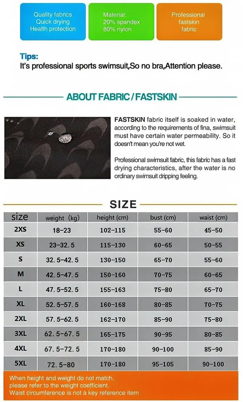 Women's Competition Swimwear Full Length Resistant Training Swimsuit Quick Dry Breathable Bodysuit