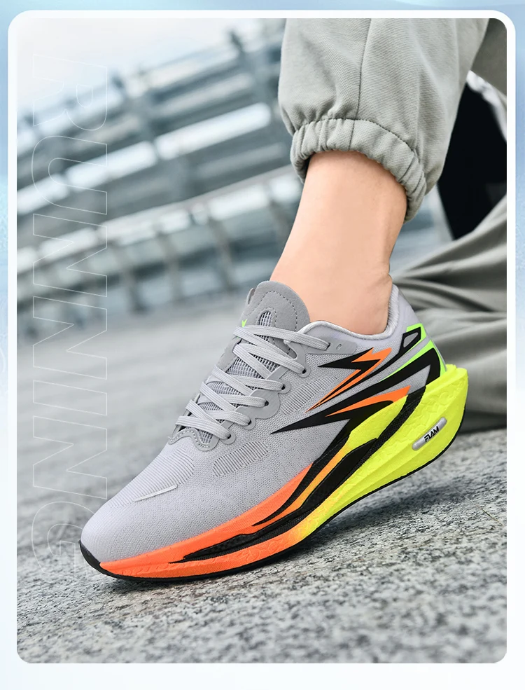 Men's Professional Carbon Plate Racing Shoes for Marathon High Energy Return Lightweight Design