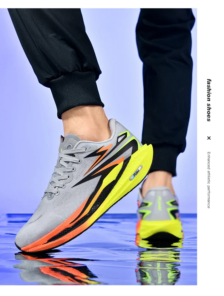 Men's Professional Carbon Plate Racing Shoes for Marathon High Energy Return Lightweight Design