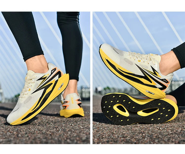 Men's Professional Carbon Plate Racing Shoes for Marathon High Energy Return Lightweight Design