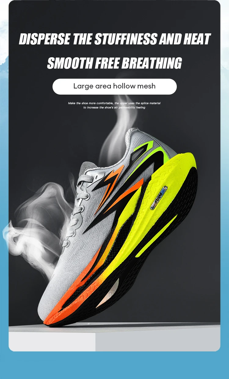 Men's Professional Carbon Plate Racing Shoes for Marathon High Energy Return Lightweight Design