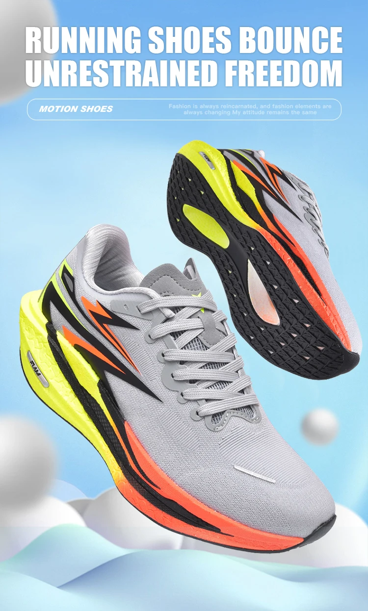 Men's Professional Carbon Plate Racing Shoes for Marathon High Energy Return Lightweight Design