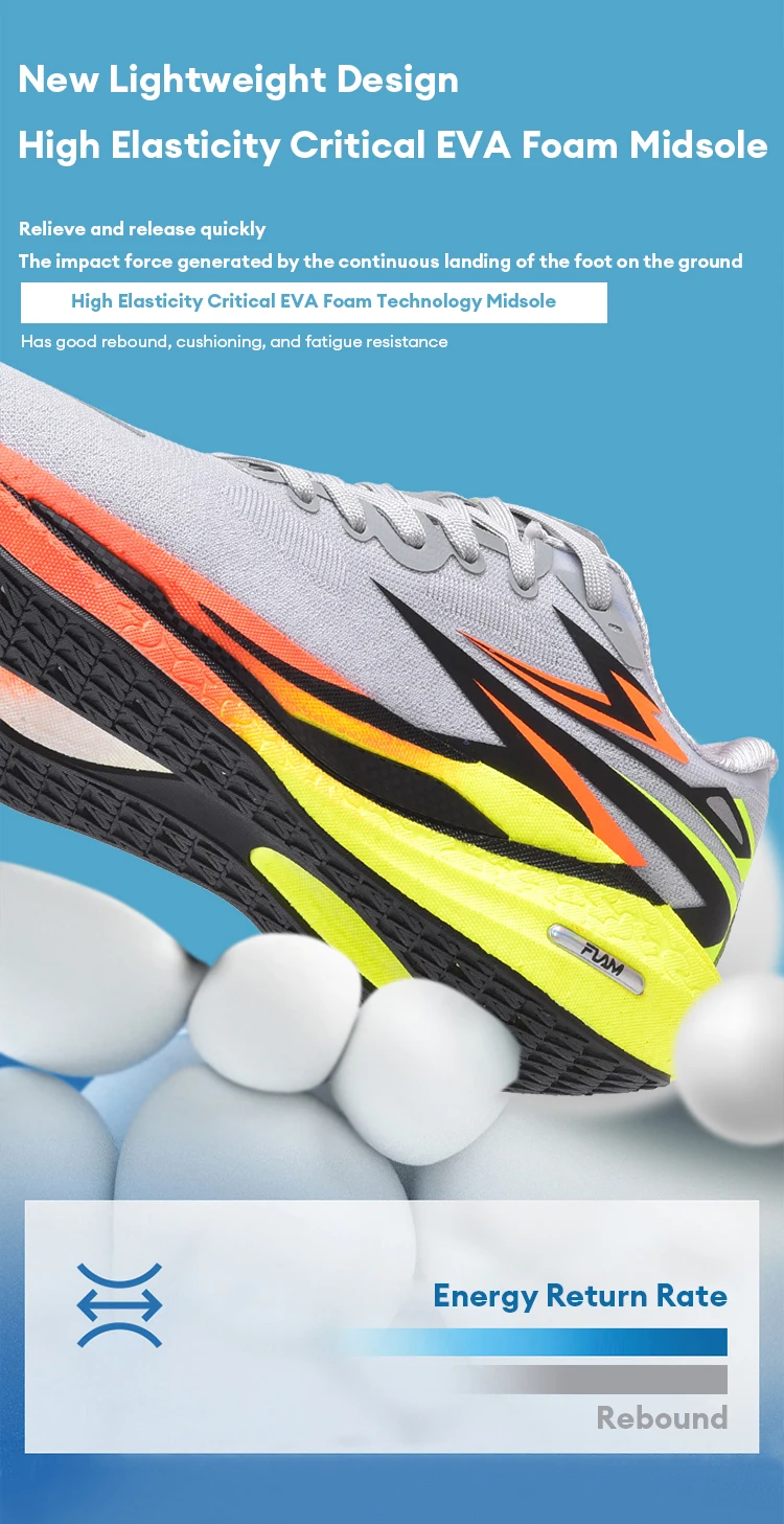 Men's Professional Carbon Plate Racing Shoes for Marathon High Energy Return Lightweight Design