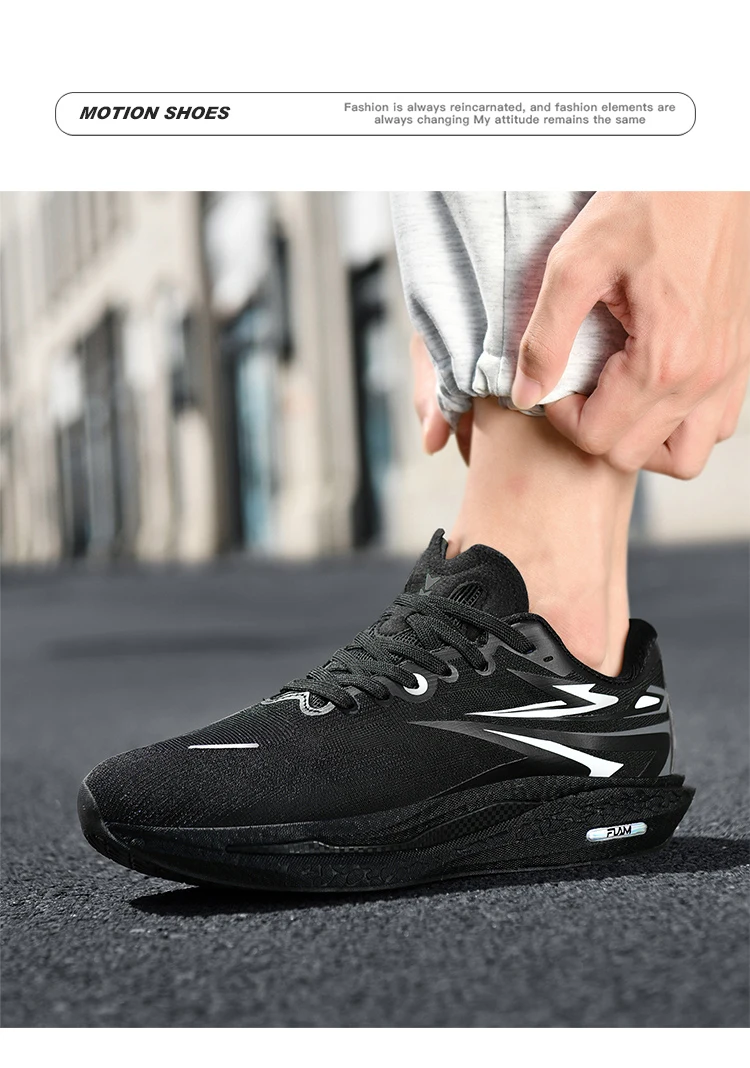 Men's Professional Carbon Plate Racing Shoes for Marathon High Energy Return Lightweight Design
