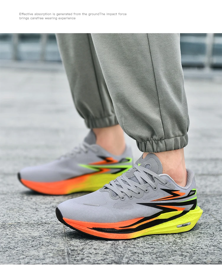 Men's Professional Carbon Plate Racing Shoes for Marathon High Energy Return Lightweight Design