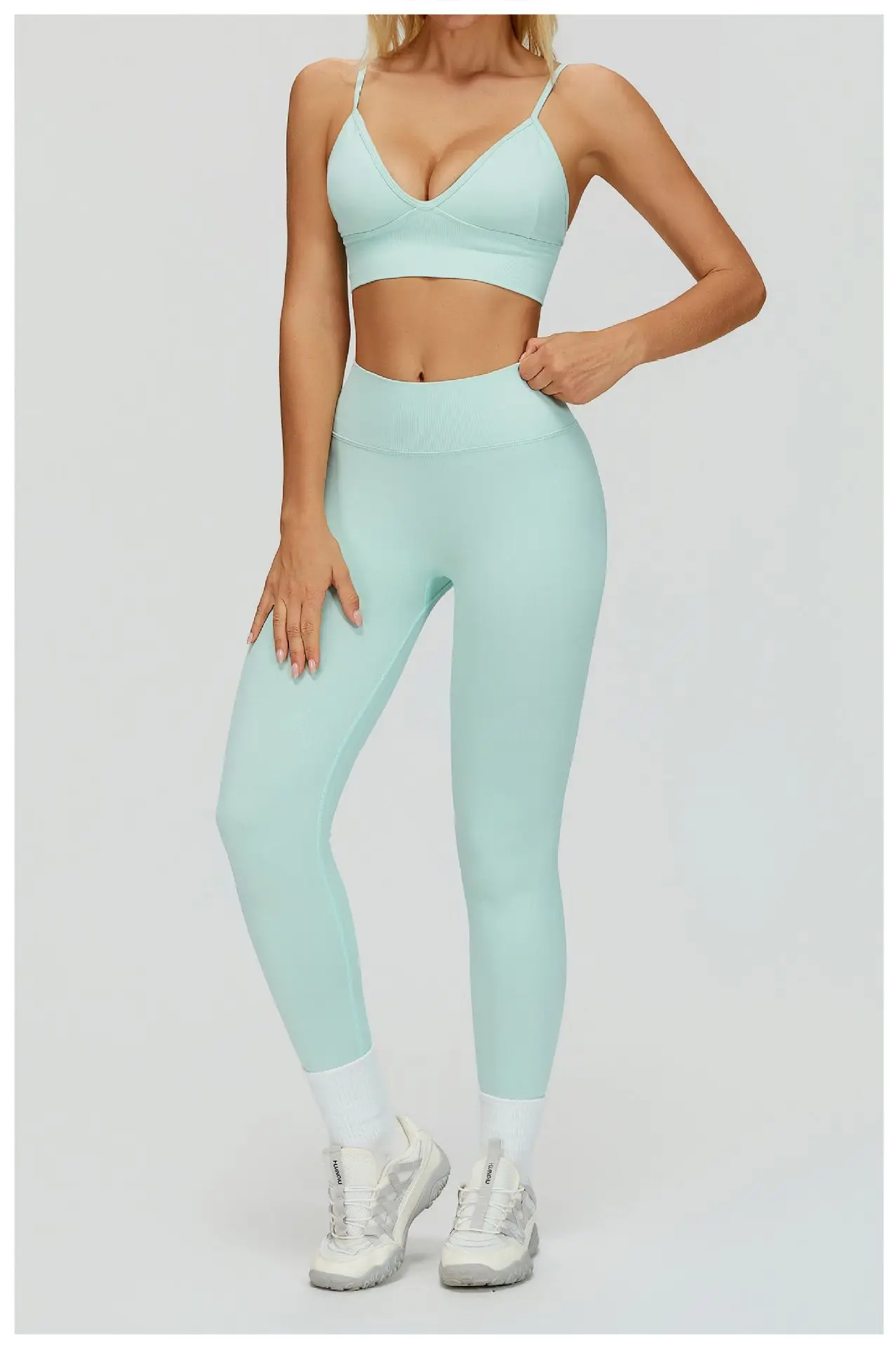 Seamless Yoga Leggings Women's Fitness Pants Jogging Cycling Workout Pants Summer Breathable Sports Leggings High Waist Tights