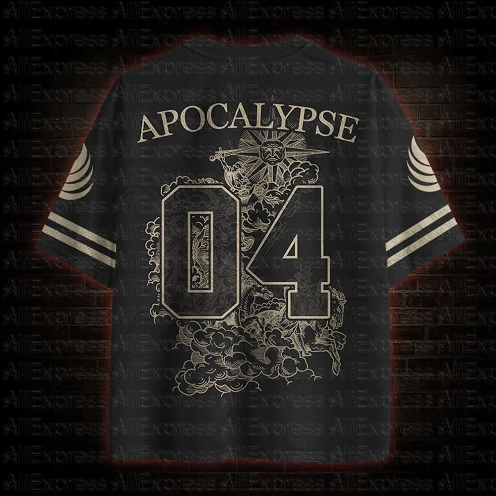 2026 New Movie Sports Fashion Adult and Children's Short Sleeve V-neck Street Eye Clothing Gothic Style Horror Fans Gift