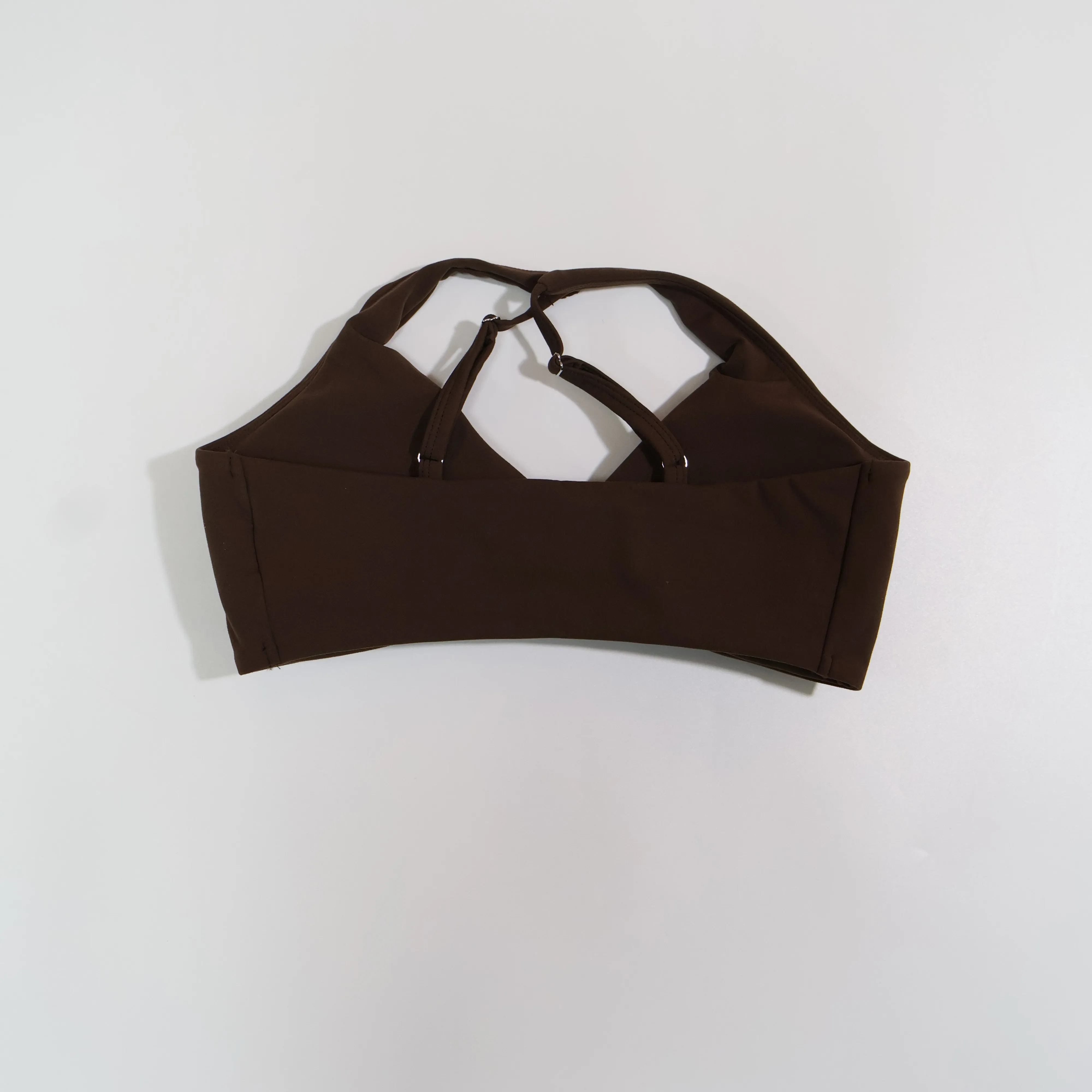 Ctenkevet Women's Ultra Soft Push-Up Sports Bra Summer New Breathable Yoga Workout Top Backless Fitness Crop Gym Underwear