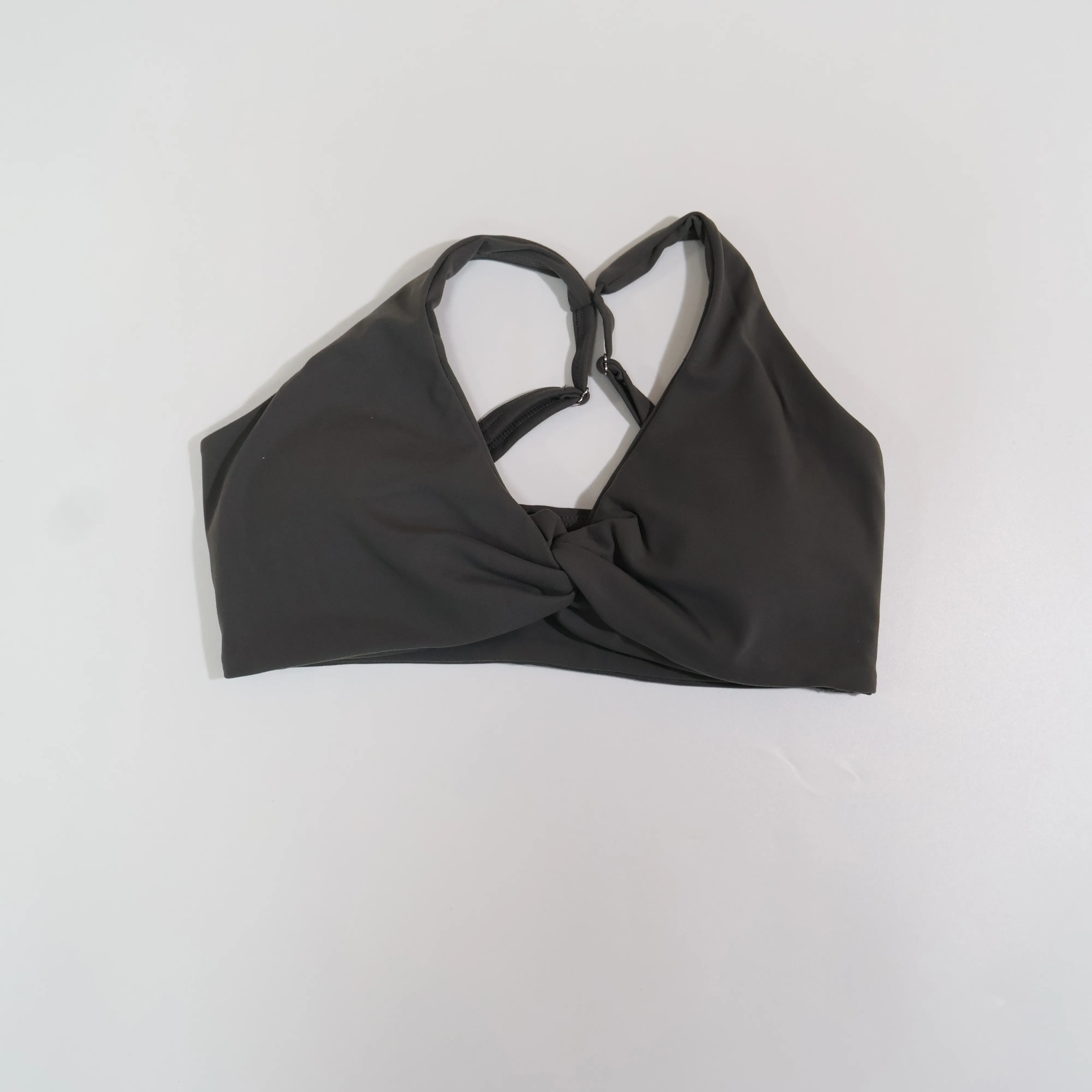 Ctenkevet Women's Ultra Soft Push-Up Sports Bra Summer New Breathable Yoga Workout Top Backless Fitness Crop Gym Underwear