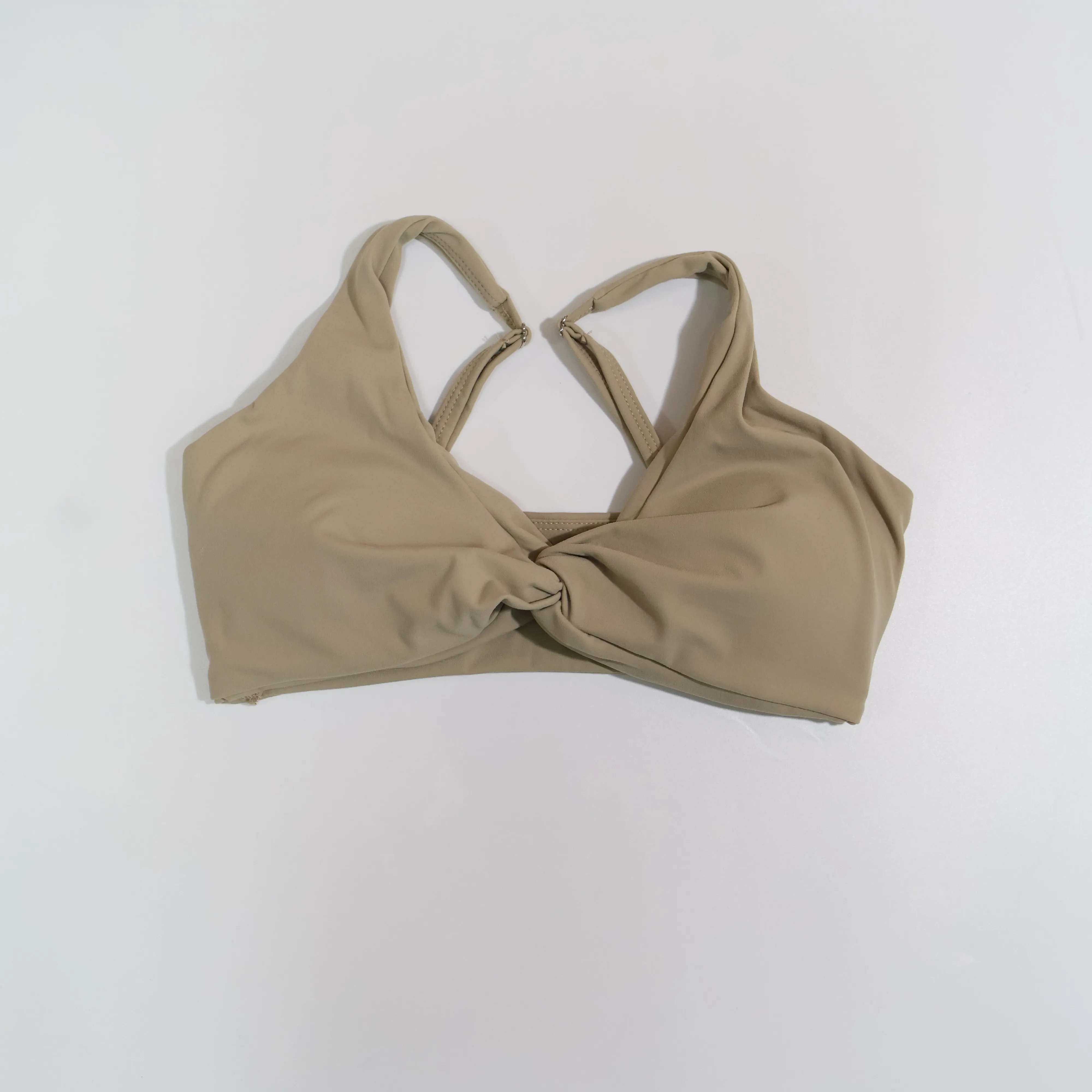 Ctenkevet Women's Ultra Soft Push-Up Sports Bra Summer New Breathable Yoga Workout Top Backless Fitness Crop Gym Underwear