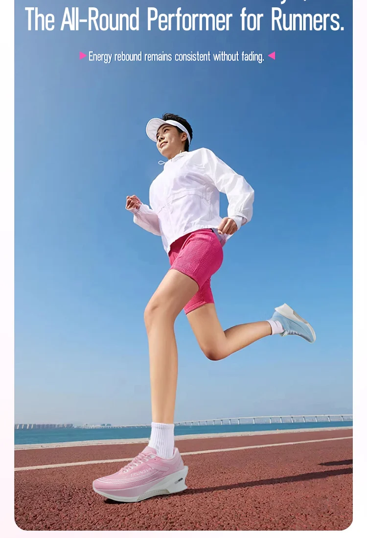 IRUNSVAN Fei Ran 3.0 Air Cushion Running Shoes Shock Absorption Sports Shoes Ultra Light Soft Sole Unisex Shoes