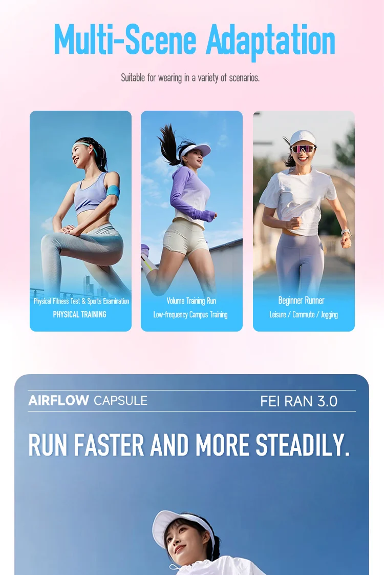 IRUNSVAN Fei Ran 3.0 Air Cushion Running Shoes Shock Absorption Sports Shoes Ultra Light Soft Sole Unisex Shoes