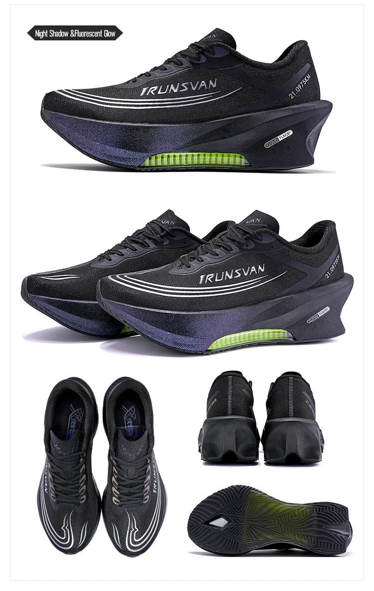 IRUNSVAN Fei Ran 3.0 Air Cushion Running Shoes Shock Absorption Sports Shoes Ultra Light Soft Sole Unisex Shoes