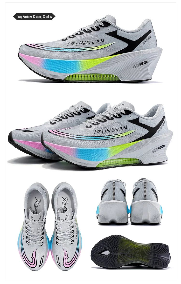 IRUNSVAN Fei Ran 3.0 Air Cushion Running Shoes Shock Absorption Sports Shoes Ultra Light Soft Sole Unisex Shoes