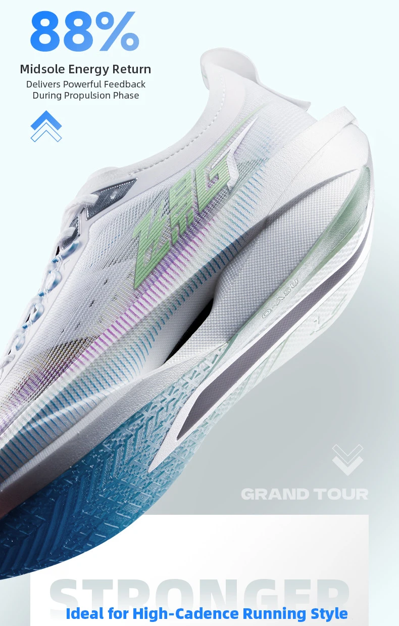 QIAODAN Feiying GT Men Shoes Carbon Plate Marathon Racing Shoes Lightweight Breathable Professional Running Sneaker QDB023262260