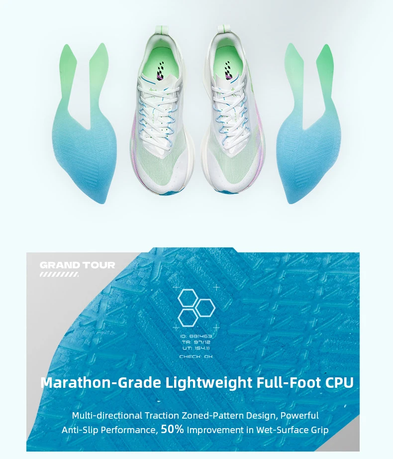 QIAODAN Feiying GT Men Shoes Carbon Plate Marathon Racing Shoes Lightweight Breathable Professional Running Sneaker QDB023262260