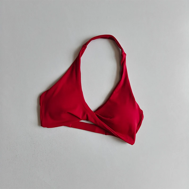 Sports Bra Women's Halter Neck Beautiful Back Push-up Chest-revealing Pilates Vest Training Yoga Wear Gym Running Fitness Bras
