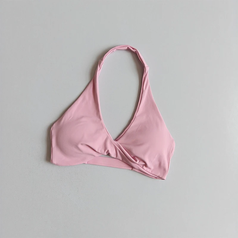 Sports Bra Women's Halter Neck Beautiful Back Push-up Chest-revealing Pilates Vest Training Yoga Wear Gym Running Fitness Bras