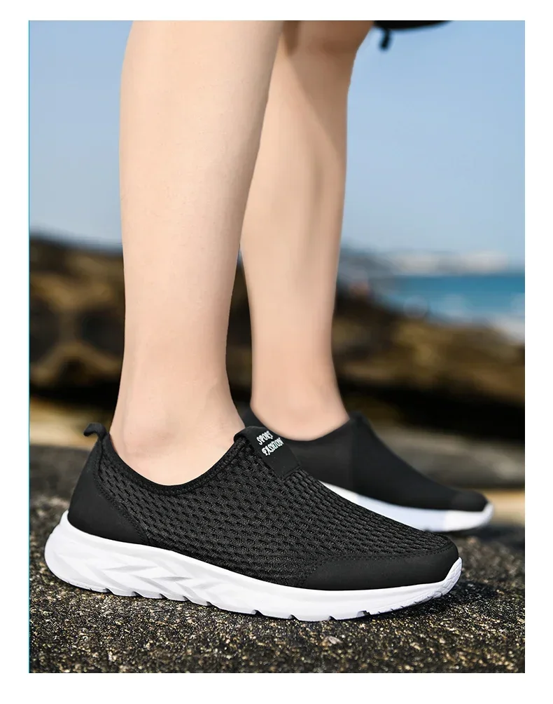 Men Loafers Light Walking Breathable Summer Comfortable Women Casual Shoes Men Sneakers Couple Shoes Plus Size