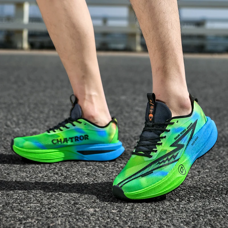 Men's Sports Shoes Sneakers Carbon Plate Running Male Jogging Marathon Racing Shock-absorbing Athletics Training Shoes for Women
