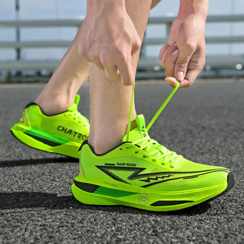 Men's Sports Shoes Sneakers Carbon Plate Running Male Jogging Marathon Racing Shock-absorbing Athletics Training Shoes for Women