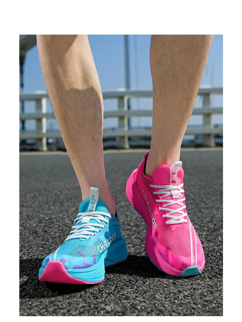 Men's Sports Shoes Sneakers Carbon Plate Running Male Jogging Marathon Racing Shock-absorbing Athletics Training Shoes for Women
